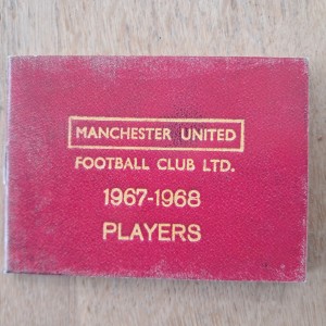 MANCHESTER UNITED 1967/68 PLAYERS TICKET / BOOKLET for sale on Ebay