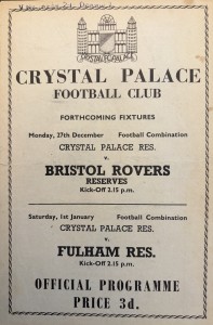 Crystal Palace v Newport County Div 3 (S) 1954/55 for sale on Ebay