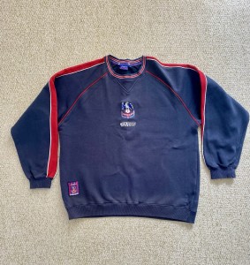 Crystal Palace FC ‘TFG Sports’ Sweatshirt Medium / Large.  Blue for sale on Ebay