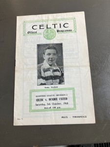 Celtic v Dundee United 5th Oct 1968  Scottish League Div 1. for sale on Ebay