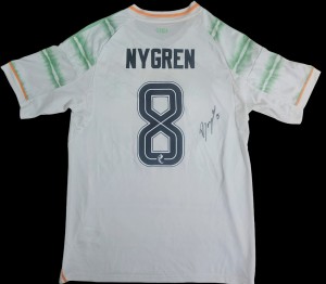 Benjamin Nygren Hand Signed Celtic Fc 25/26 Third Shirt Football Autograph - COA for sale on Ebay
