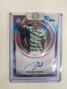 Daizen Maeda On Card Auto /5 Bookend Marks Of Excellence Topps Celtic for sale on Ebay