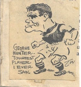 GEORGE HUNTER ASTON VILLA CARICATURE for sale on Ebay
