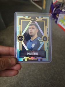 Emiliano Martinez 08/10 Topps Gold Card Aston Villa for sale on Ebay