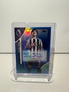Sandro Tonali Newcastle Auto /150 Topps Premier League 2025/26 Autograph Card for sale on Ebay