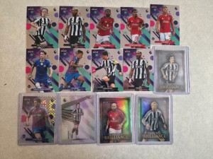 2025/2026 Topps Finest Newcastle, Man Utd, Crystal Palance, Chelsea, Forrest. for sale on Ebay