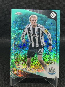 2025-2026 Topps Chrome UCC - Nick Woltemade Aqua Mini Diamonds /199 - Newcastle  for sale on Ebay
