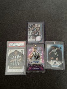 Lewis Miley Topps Newcastle United Bundle! PSA 10 Prodigy+ Auto + Patch Numbered for sale on Ebay