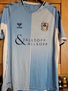Coventry City XL adult home football shirt,  2019/20 season. for sale on Ebay