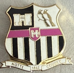 Notts County FC badge, Collectable Badge.  . . for sale on Ebay