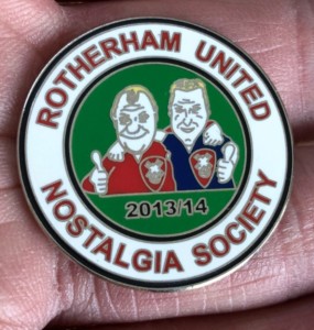 RARE ROTHERHAM UNITED NOSTALGIA SOCIETY 2013-14  ENAMEL PIN BADGE for sale on Ebay