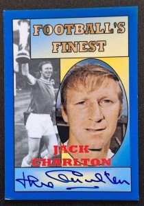 RARE  JACK CHARLTON- LEEDS UTD - L/E FOOTBALL`S FINEST  HOSSACK AUTO  CARD /100 for sale on Ebay