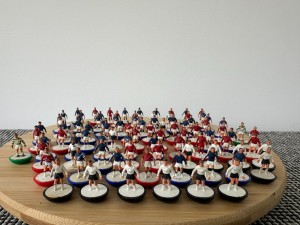 Job Lot of Subbuteo  HW Moulded Figures - 85 players in total for sale on Ebay