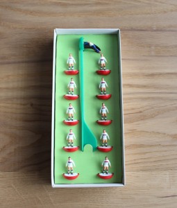 Subbuteo Heavy Weight team Czechoslovakia Ref 153 with rare red base for sale on Ebay