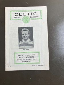 Celtic v Stranraer 5th Feb 1966  Scottish Cup 1st Round, Press Reports Inside. for sale on Ebay