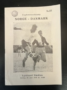 1958  Norway  v  Denmark  U-21 International for sale on Ebay