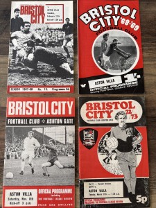 Aston Villa FC Away Programmes X 4 1967-1973 for sale on Ebay