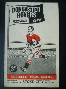 DONCASTER ROVERS  v  Stoke City   60/1   FL Cup. for sale on Ebay
