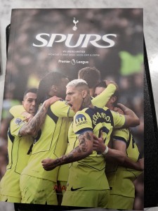 Tottenham Hotspur v Leeds United OFFICIAL PROGRAMME + TEAMSHEET 2025-26 MINT  for sale on Ebay