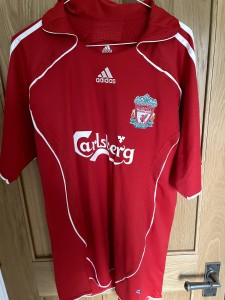 Retro Liverpool home shirt adidas 06/07 xl for sale on Ebay