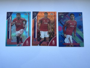 Topps 2026 Premier League Logofractor/ Chrome Nottingham Forest Numbered Bundle for sale on Ebay
