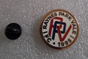 RAYNES PARK VALE FC BADGE for sale on Ebay