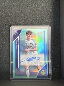 Topps 2025/26 Premier League Chrome Harry Gray Auto /199 Leeds United for sale on Ebay
