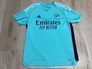 Arsenal FC Women's Training Shirt 2021/2022 Size Large Mint Green Used for sale on Ebay