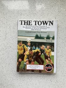 Hucknall Town v Redditch United 16th Jan 1999 FA TROPHY for sale on Ebay