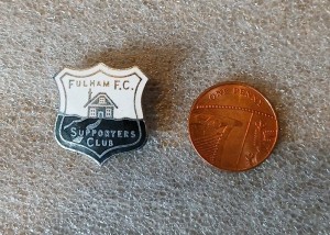 FULHAM FC 1970's 'Supporters Club' Crested Enamel Badge for sale on Ebay