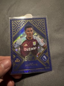 Topps GOLD -  Ollie Watkins Numbered  Card 98/99 Aston Villa for sale on Ebay