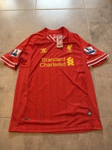 Liverpool 2013 2014 Warrior Home Shirt - Size Large - BNWT for sale on Ebay