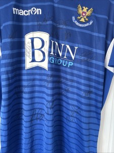 St Johnstone 2019/20 Home Football Top Signed by The Squad. Great Condition. for sale on Ebay
