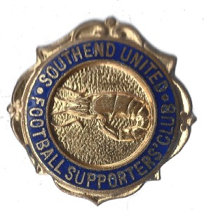 Vintage Southend United Supporters Enamel Football Badge by Fattorini for sale on Ebay