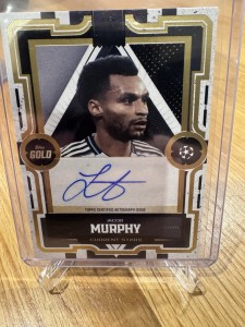Topps Gold UCC 2025/26 Jacob Murphy Auto Newcastle United Current Stars for sale on Ebay