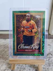 Topps Premier League 2025/26 Paul Ince Wolves Chrome King Emerald Sparkle for sale on Ebay