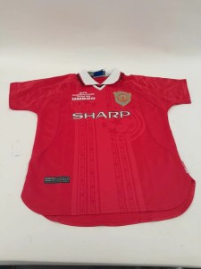  Umbro Manchester United Champions League Winners 1999 Youth Shirt 152-158cm for sale on Ebay