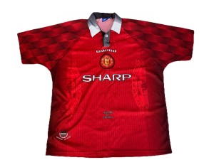 1996-98 Manchester United Umbro Home Shirt Size XL for sale on Ebay
