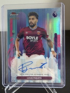 2026 Topps Finest Premier League Lucas Paqueta Auto 40/150 - West Ham for sale on Ebay
