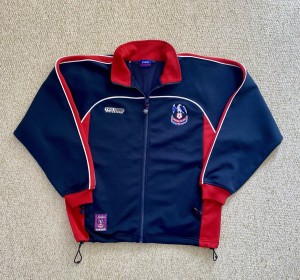 Retro Crystal Palace Football Jacket ‘Le Coq Sportif Blue Small 'NEW' for sale on Ebay