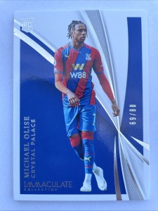 2021 Topps Immaculate - Michael Olise /80 Rookie RC Crystal Palace for sale on Ebay