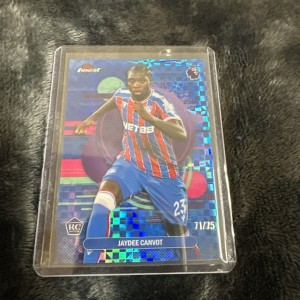 Topps Premier League Finest 2026 - Jaydee Canvot RC 71/75 Crystal Palace  for sale on Ebay