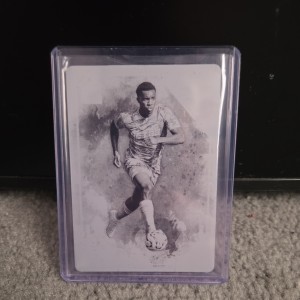 Eddie Nketiah 2024-25 Crystal Palace 1/1 Printing Plate Panini Impeccable Prem for sale on Ebay
