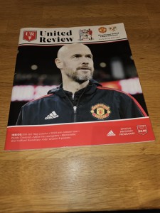 Manchester United V Rayo Vallecano friendly  Programme 2022 for sale on Ebay