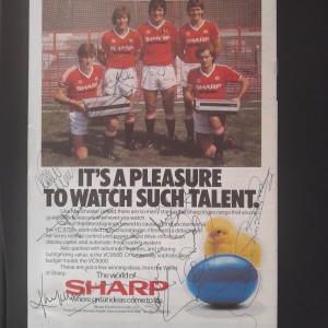 1983/84 Manchester United programme v QPR with autographs for sale on Ebay