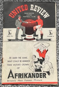 RARE - Manchester United v Blackburn Rovers  1946/47 for sale on Ebay