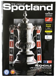 2010/11 Rochdale v FC United of Manchester, FA Cup 1st Round, 5 Nov 2010 for sale on Ebay