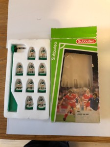 Subbuteo team  lw Liverpool 2nd kit  ref 742 for sale on Ebay