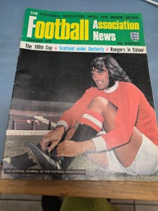 FOOTBALL ASSOCIATION NEWS MAGAZINE Jan 1972 RANGERS TEAM GROUP GEORGE BEST COVER for sale on Ebay