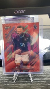 Topps Finest 25/26 Quilindschy Hartman /3 Burnley Card for sale on Ebay